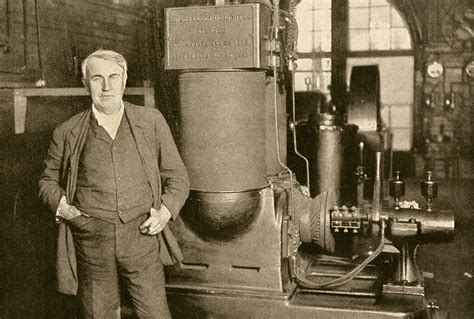 Contributions to the general development of the dynamo were made by Field, Edison, . . Who invented dynamo